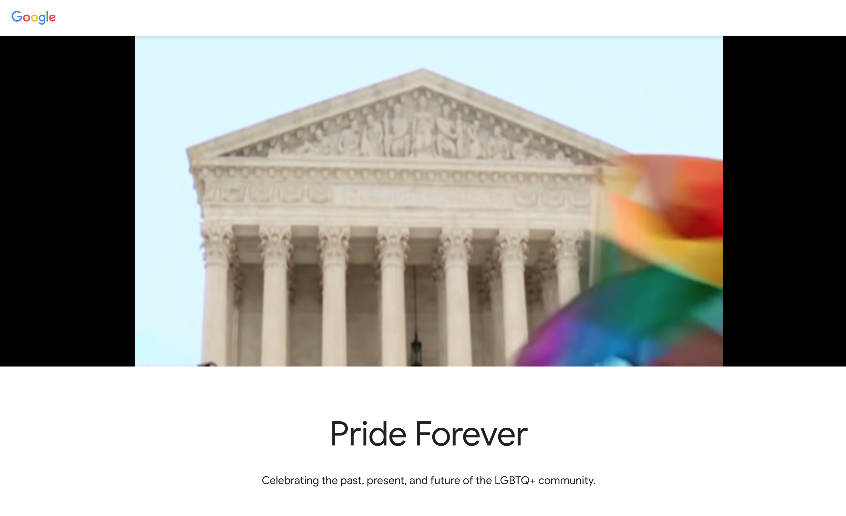 Google’s site for supporting the LGBTQ+ community