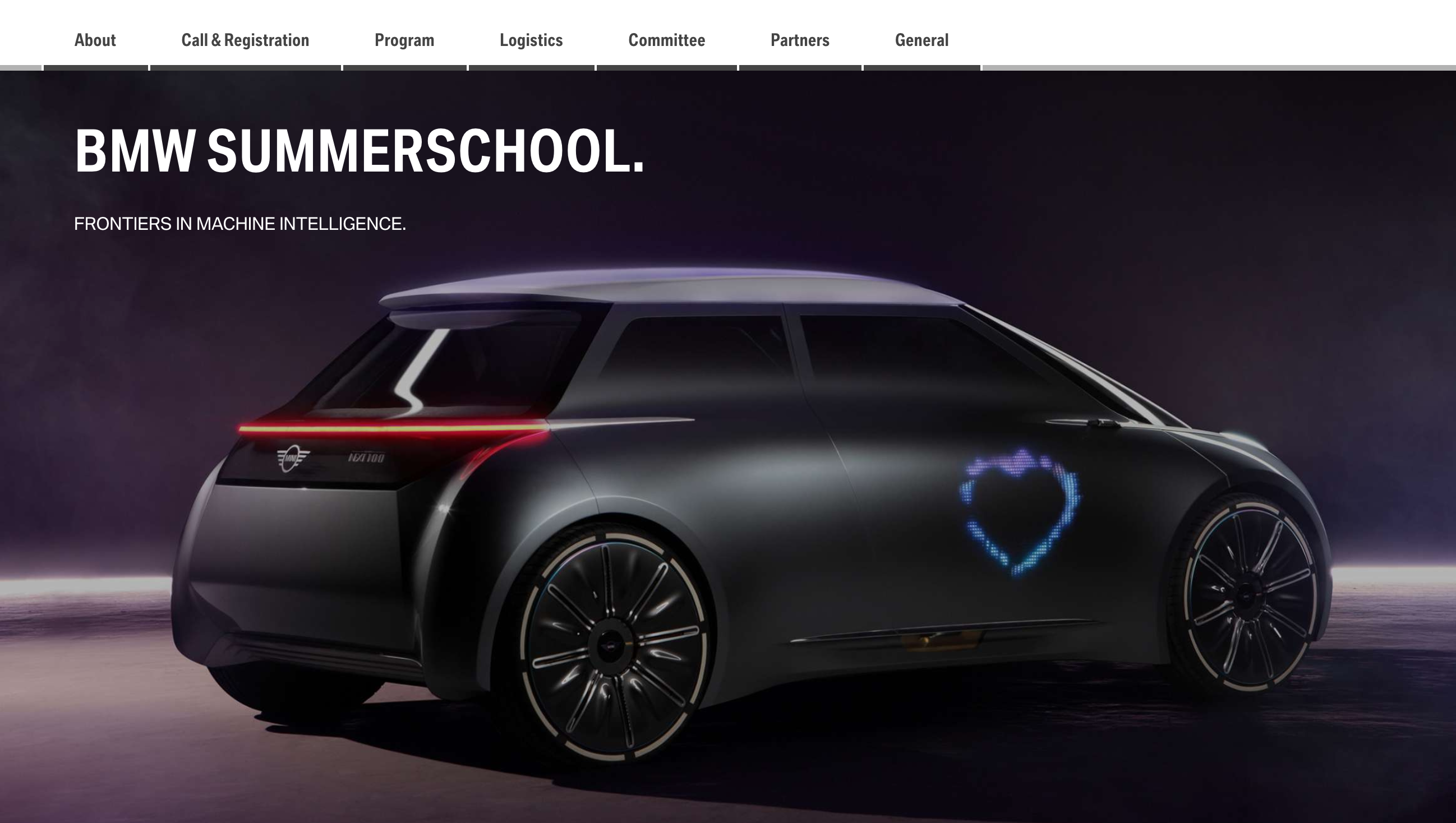 A portal designed to promote BMW’s training services