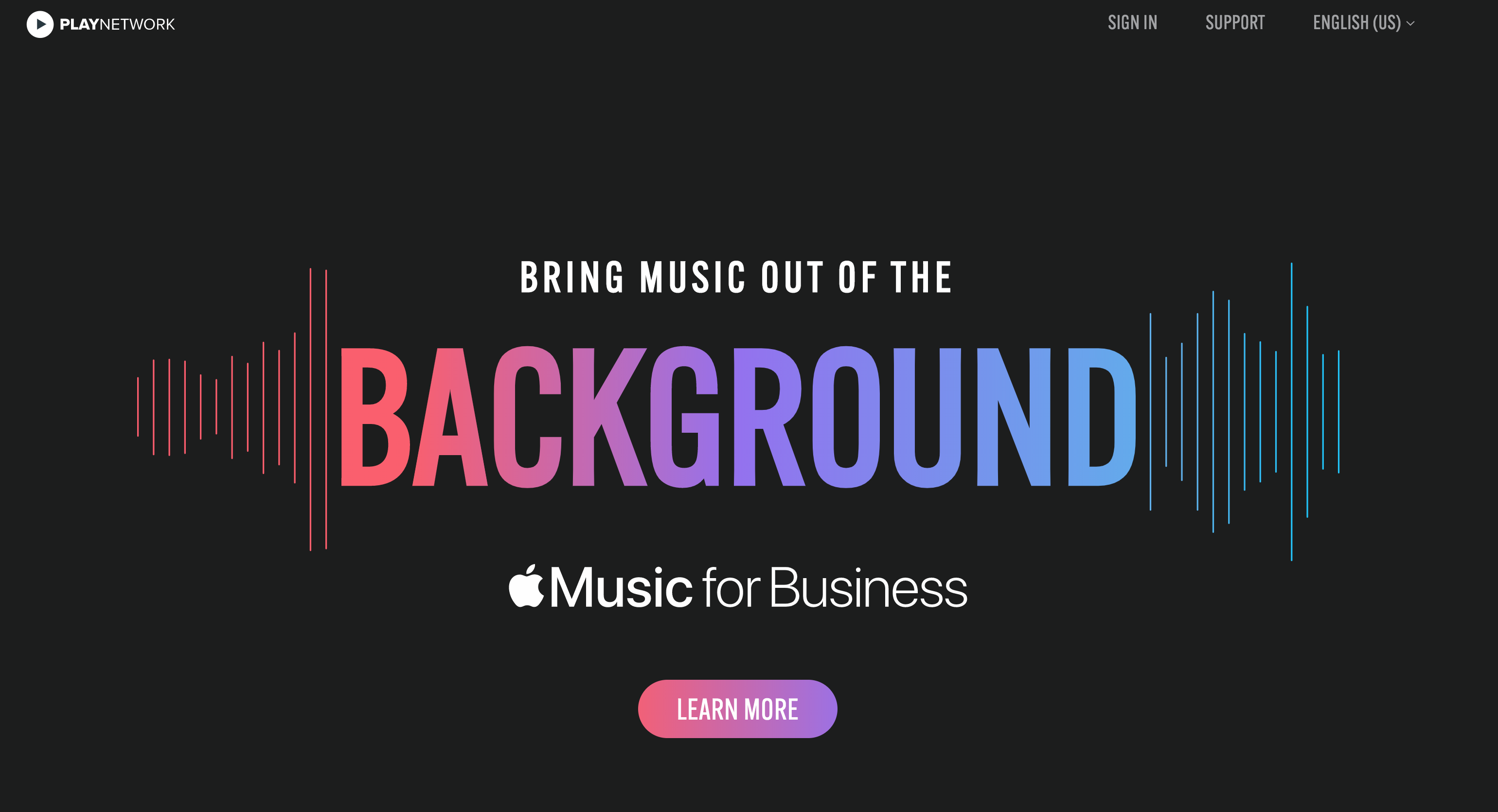 Going into the business market for Apple's music program