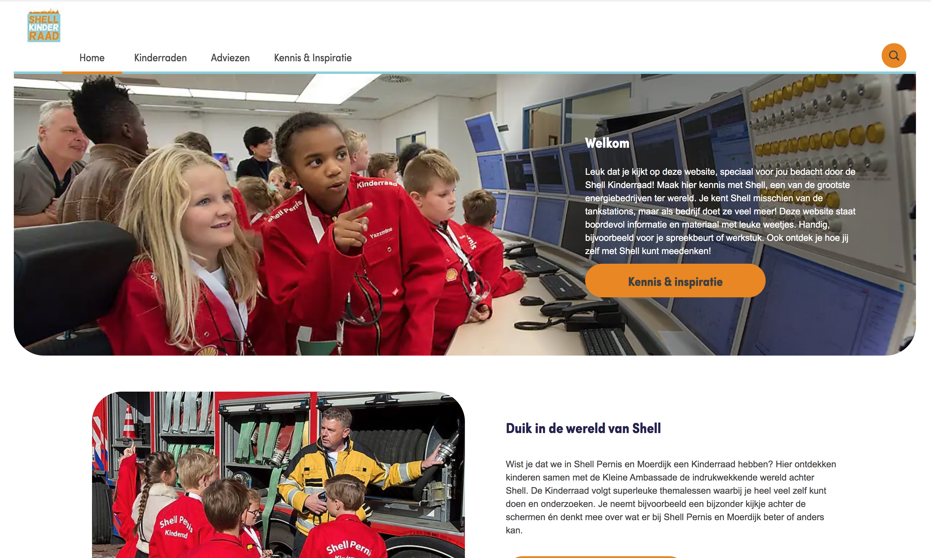 Shell's Dutch Kinder Council gets a new website and .brand domain