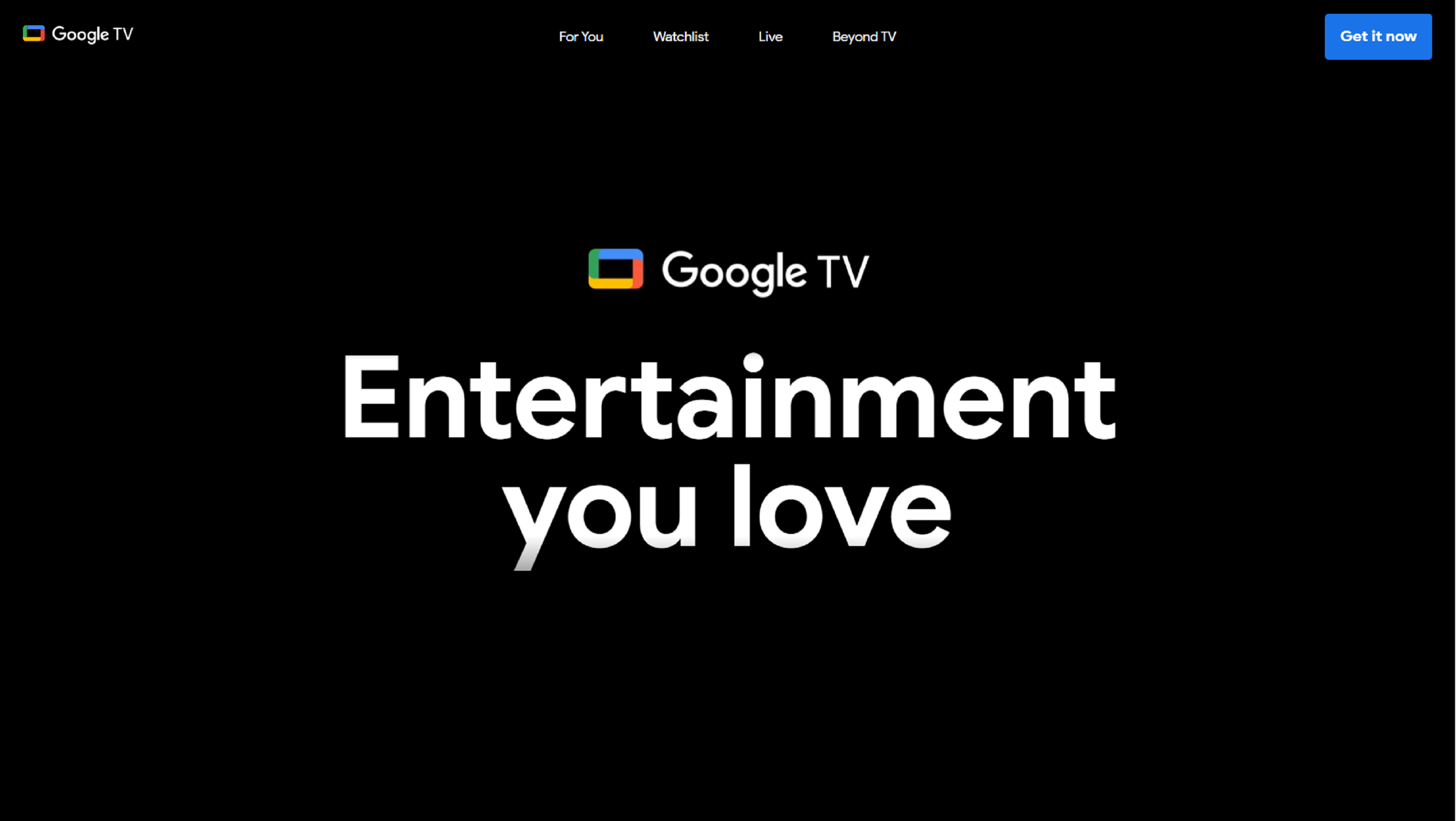 Google goes big with the launch of Google TV on a .brand